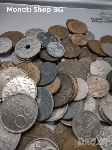 Над 120 бр. монети ОРЕ- Швеция и Дания, снимка 2 - Нумизматика и бонистика - 48840910