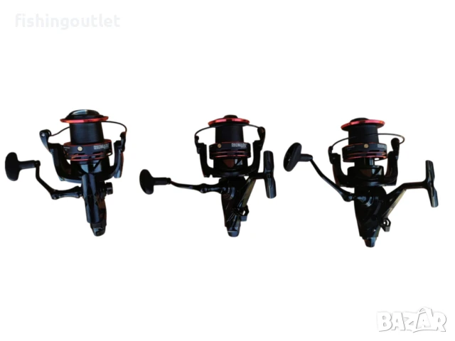 Три шарански макари с двоен аванс и 9 лагера LM 8000, снимка 7 - Макари - 51066747