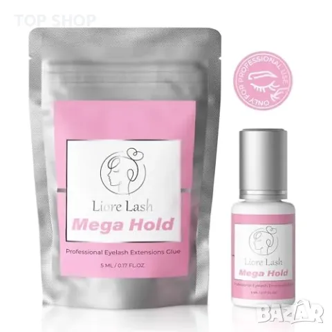Ново Бързосъхнещо лепило за удължаване на мигли Liore Lash 5 мл, снимка 4 - Козметика за лице - 49498285