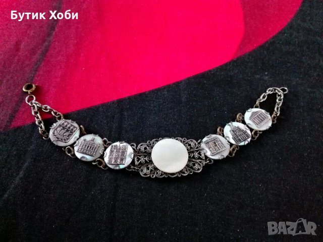 Гривна със седефени елементи, снимка 1