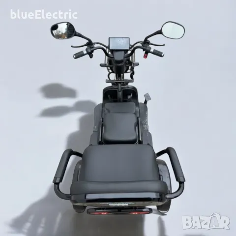 Електрическа триместна триколка blueElectric C1 1800W | 48V | 24Ah | BLACK, снимка 4 - Мотоциклети и мототехника - 49745569