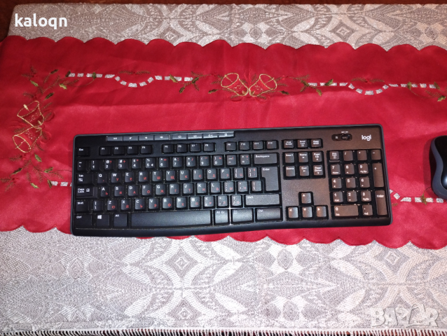 Комплект LOGITECH клавиятура и мишка, снимка 3 - Клавиатури и мишки - 44781502