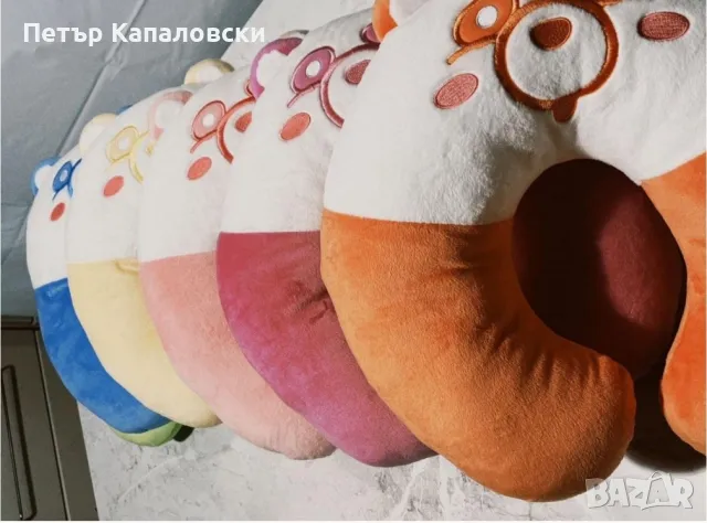 Детски възглавници за пътуване. Подходящи са при пътуване с автомобил, автобус, самолет , снимка 2 - Възглавници - 48446350