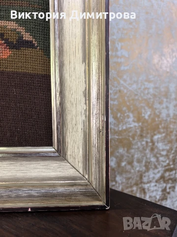 Гоблен "Златната теглилка" , снимка 7 - Гоблени - 50473044