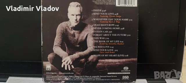 Sting - Sacred love - Limited edition , снимка 2 - CD дискове - 56452266