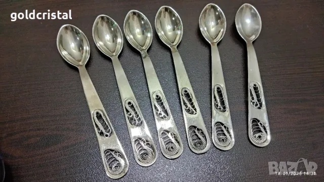 стари руски лъжички филигран 