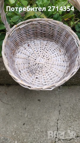 Плетена кошница , снимка 4 - Други стоки за дома - 50844272