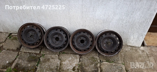 4 бр. Метални джанти с тасове за Пежо 14-ки, Peugeot djanti 14-ki 4 х108 14, снимка 3 - Гуми и джанти - 53359043