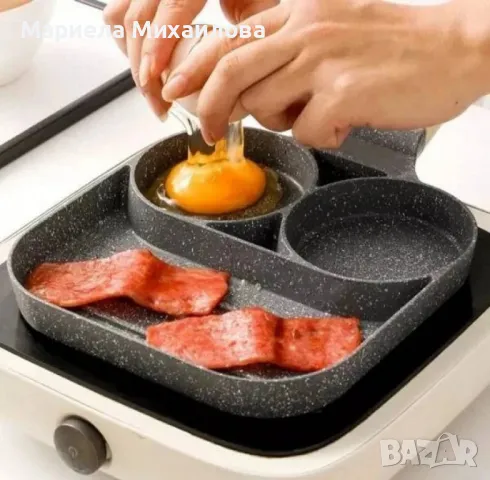Иновативен и практичен тиган от 3 части, снимка 3 - Съдове за готвене - 48525124