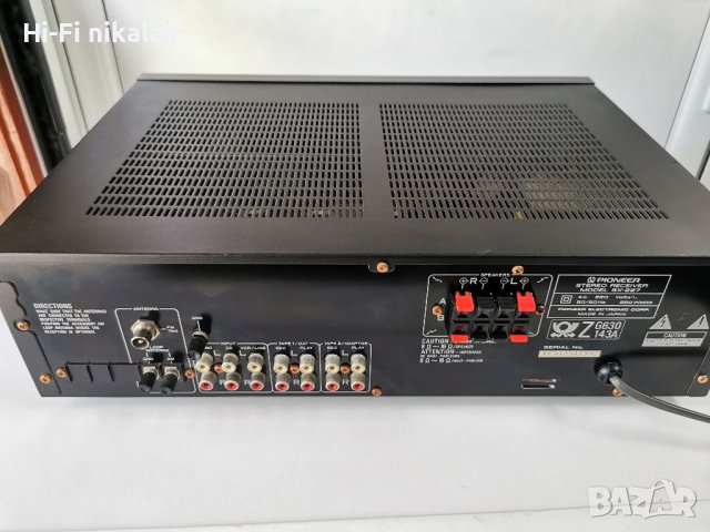 Стерео Усилвател Ресийвър PIONEER SX-227, снимка 5 - Ресийвъри, усилватели, смесителни пултове - 37727608