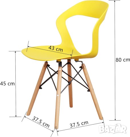 Висококачествени трапезни столове МОДЕЛ 304, снимка 6 - Столове - 42873618