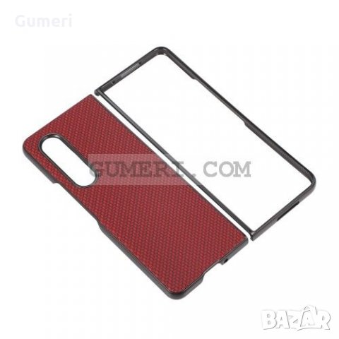 Samsung Galaxy Z Fold3 5G Твърд Предпазен Гръб  Карбон - 2 Части, снимка 7 - Калъфи, кейсове - 34225423