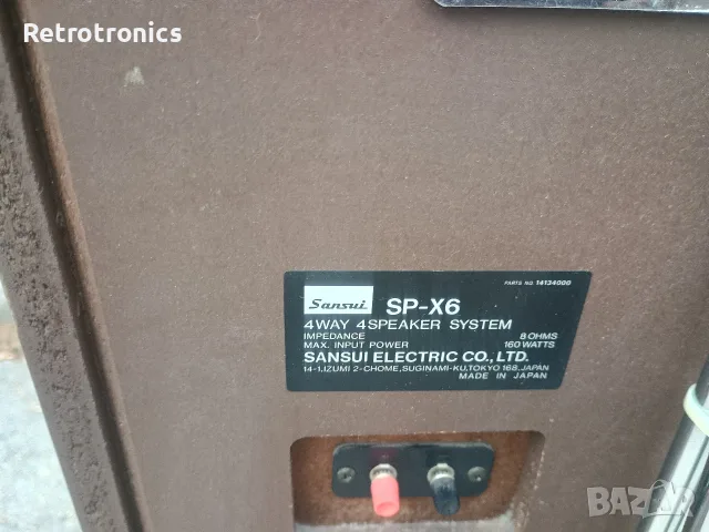 Тонколони Sansui SP-X6 с оригинални стойки Maja (Топ състояние), снимка 11 - Тонколони - 56243388