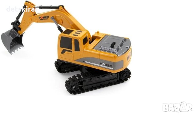 Верижен багер с дистанционно и акумулаторни батерии, снимка 2 - Коли, камиони, мотори, писти - 31875143