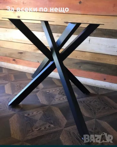 Ръчно изработена метална основа/крака за маси, бюра, бар маси, холни маси, помощни маси, снимка 18 - Маси - 48523762