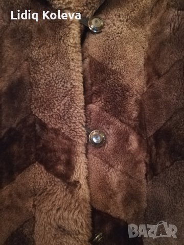 Дамско кожено палто, снимка 2 - Палта, манта - 39190396