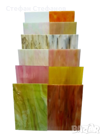 Комплекти от цветно художествено стъкло