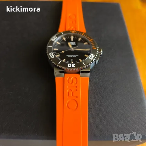 Oris Aquis Date 01 733 7653 4259-07 4 26 32GEB, снимка 4 - Мъжки - 55853047