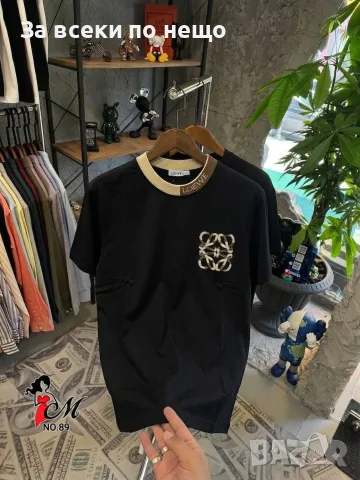 Loewe Мъжка Тениска👕Мъжка Блуза С Къс Ръкав Лоеве - Бяла Или Черна Код SK2032