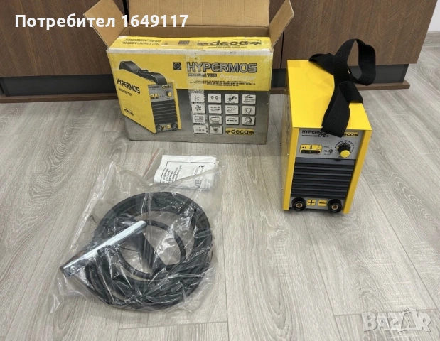 Професионален инверторен електрожен DECA Hypermos 175e - 160А[чисто нов/made in Italy]
