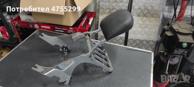 Седалка+Дисаги/с крепежи/ за Harley Davidson Sportster,Dyna,Softail, снимка 2 - Части - 54068041