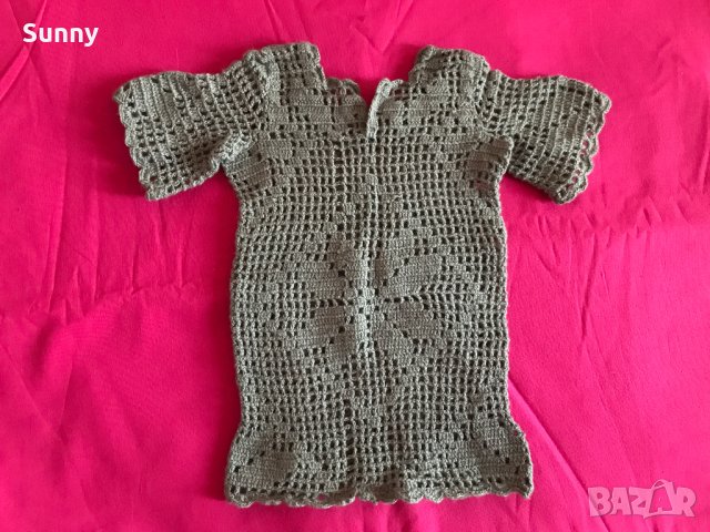 Бебешка Рокля Бебешки комплекти Плетена Блуза Бебешки терлици  Чудесен подарък , снимка 1 - Бебешки блузки - 31130872