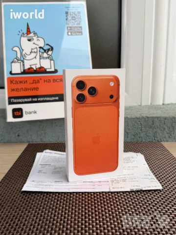 НОВ❗️ 24М ГАРАНЦИЯ❗️ iPhone 17 Pro Max ❗️Лизинг от 49€/мес ❗️Cosmic ORANGE❗️256