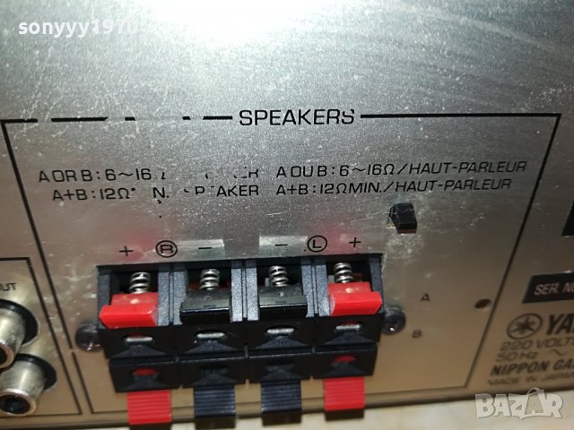 YAMAHA R5 RECEIVER JAPAN MADE 2110221738, снимка 7 - Ресийвъри, усилватели, смесителни пултове - 38408676