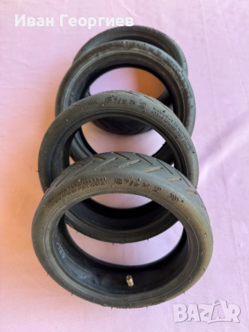 Комплект гуми (външна + вътрешна)  за ел. тротинетка 8 1/2 х 2 - 4бр , снимка 4 - Други спортове - 51509436