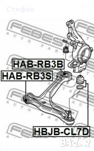 Тампони на предни носачи за Хонда Одисей, снимка 2 - Части - 31334605