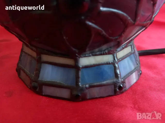 Рядка Лампа ТИФАНИ , серия Чайник, снимка 6 - Антикварни и старинни предмети - 47544026