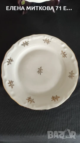 Фини порцеланови чинии за десерт или салата на "Изида", снимка 4 - Чинии - 50509382