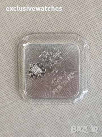 1 oz 999 чисто сребро The Royal Mint Bar - Britannia and Liberty, снимка 6 - Нумизматика и бонистика - 53368717