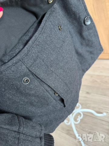 Мъжко палто вълна вълнено ххл 2хл xxl 2xl, снимка 4 - Якета - 53932134