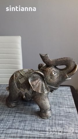 Слон голям 32х27 см - 22 лв, снимка 3 - Статуетки - 29668054