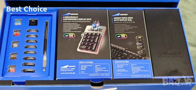 Геймърска клавиатура Mountain Everest MAX , снимка 12 - Клавиатури и мишки - 53057748