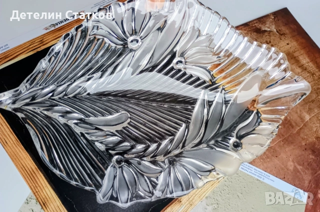 Стъклено плато, снимка 10 - Чинии - 54348114