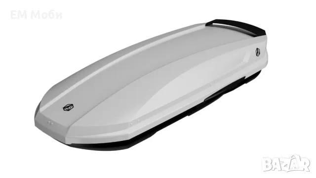 Багажник тип автобокс NORTHLINE Tirol 420 TEF Dual Бял гланц за автомобил