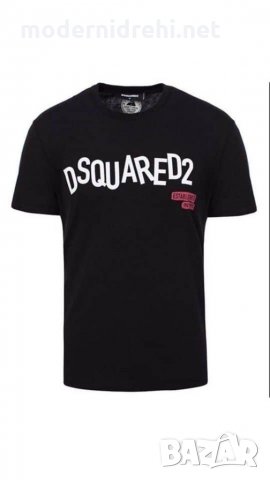 Мъжка тениска Dsquared2 чернна, снимка 1 - Тениски - 29695977
