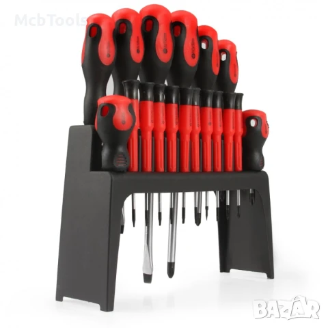 Комплект отвертки 18 части Mar-Pol, снимка 2 - Отвертки - 50933380