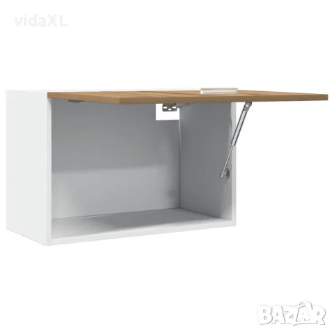 vidaXL Висящ шкаф "Lyon", дъб Artisan, 60x31x40 см, инженерно дърво, снимка 5 - Шкафове - 56148237