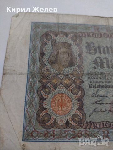 Райх банкнота - Германия - 100 марки / 1920 година - 17977, снимка 3 - Нумизматика и бонистика - 31019931