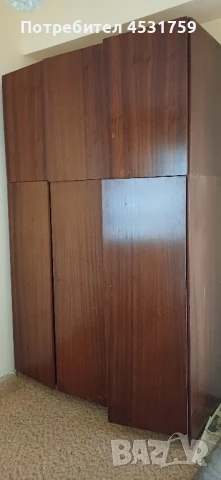 ТРИКРИЛЕН ГАРДЕРОБ , снимка 3 - Гардероби - 51373955