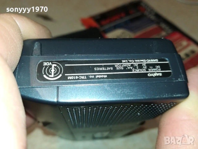 SANYO TRC-610M TALK-BOOK RECORDER 2010252241, снимка 4 - Радиокасетофони, транзистори - 52124215