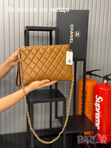 Chanel Дамска Клъч Чанта С Верижка И Каишка Шанел - Различни Цветове Код E73, снимка 6 - Чанти - 55795076