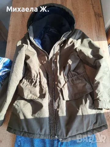 Зимна парка Zara S размер, снимка 3 - Якета - 43460074