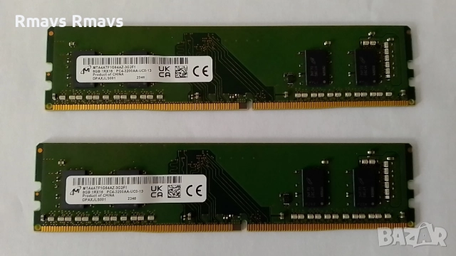 Рам памет DDR4 3200 Micron 2х8GB за компютър