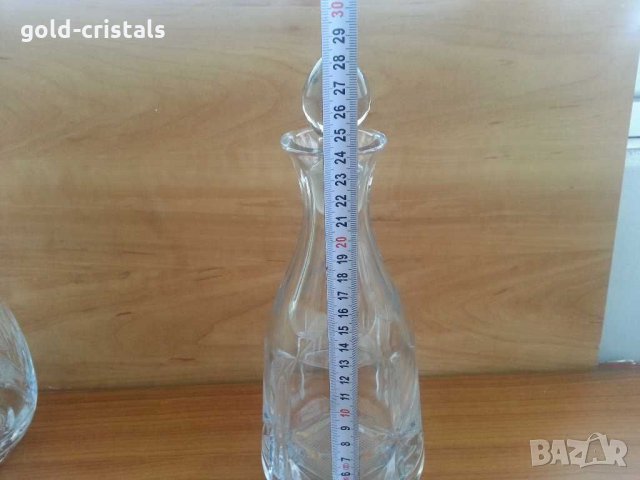 Кристални чаши и гарафа , снимка 5 - Антикварни и старинни предмети - 31133545