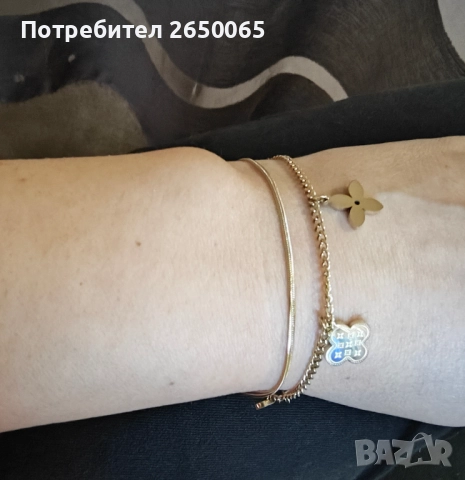 Нова орг.гривна Van Clleef стомана, снимка 3 - Гривни - 52964193