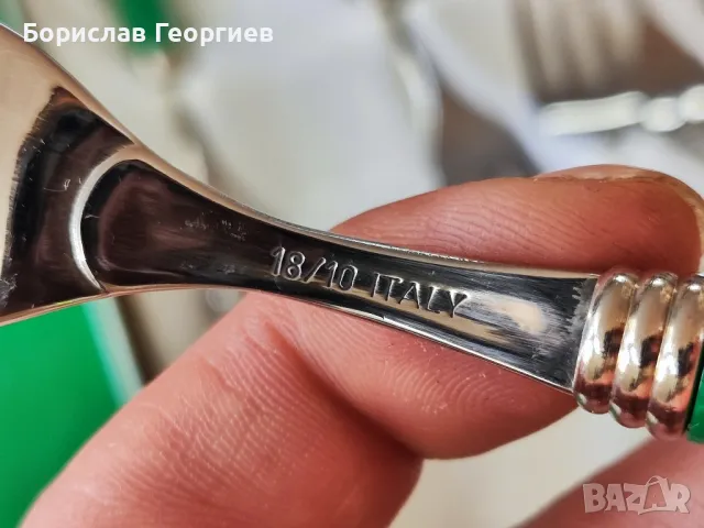 Нова Стара стока десертни вилици Italy 18/10, снимка 6 - Прибори за хранене, готвене и сервиране - 49556946